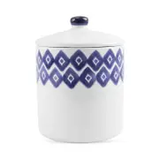 Vietri Santorini Diamond Large Canister