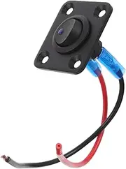 Mobestech Marine Waterproof Rocker Switch Boat Type Cat Eye Toggle for Car Rv Trailer Yacht Truck Switch Panel Built-in Light