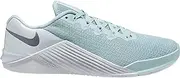 [Nike] WMNS Metcon 5, Women’s Trail Running Shoes, White Black, 7.5 UK (42 EU), Grey Ocean Cube MTLC Cool Grey Pure 104, 9.5 US