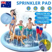 Kids Sprinkler Water Play Mat Splash Pad Kids Inflatable Spray Pool Sea Outdoor