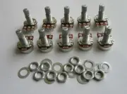 KAISH 10 B250K Linear Guitar Mini Pots Split Shaft 250K Guitar Potentiometers