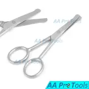 3.5" Nose Hair Scissors Cut Trimmers Small Eyebrow Scissors Round Tip Baby (STR)