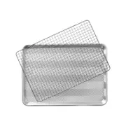 Nordic Ware Naturals Prism Textured Baking Pan with Non Stick Grid 45.5x32.5cm