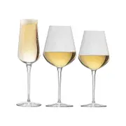 Bormioli Rocco Inalto Uno Small / Medium Wine Glasses & Champagne Flute - Set of 18