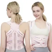Posture Corrector for Women Upgraded Back Brace,(Pink, Medium)