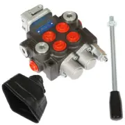 LABLT Hydraulic Control Valve 2 Spool 11GPM Double Acting with Conversion Plug