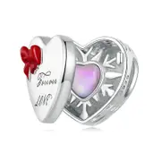 925 Sterling Silver Heart Bracelet With Openable Gift Box