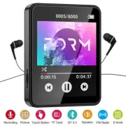 Bluetooth MP3/MP4 Player HD HiFi Lossless Wireless Speaker FM Radio Video Record
