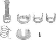 Wivplex Front Door Lock Repair Kit,Door Lock Repair Kit 51217035421 Front Left Right Door Lock Barrel Repair Set, for X5 E53 1999-2006 Car Door Lock Actuator