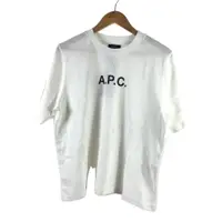 在飛比找蝦皮購物優惠-A.P.C 針織上衣白色 棉 短袖 m 26 日本直送 二手