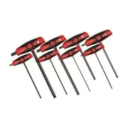 Wiha Tool 33496 8-Piece Soft Grip T-Handle Ball End Hex Metric