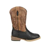 Roper Bumps Faux Ostrich Square Toe Cowboy Toddler Boys Size 12 M Casual Boots