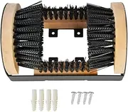 [Generic] Boot Cleaning Scraper Brush Multifunctional Outdoor Heavy Duty Shoe Boot Scraper Boot Mud Cleaning Scraper Brush for Entrance Hall Cafe
