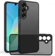 Matte Case for Samsung Galaxy A16 Case, Shockproof Drop Protection Anti-Fingerprint, Frosted Translucent Back Phone Cover for Samsung A16 Case 4G/5G
