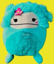 KELLYTOY SQUISHMALLOWS 12" (30.5CM) PLUSH - JOELLE THE BIGFOOT - NEW WITH TAGS