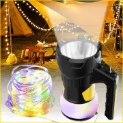 Camping Lantern Rechargeable, LED Flashlight Spotlight Lantern with 49.5ft Ca...