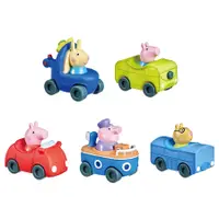 在飛比找蝦皮商城優惠-Peppa Pig粉紅豬小妹 小車車公仔組 (5入) Toy