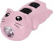 Cycle Torch Lights,Cat Cycling Night Light - Rechargeable Cycling Night Light, Waterproof Cycling Flashlight with Horn Cute for Kids Adults