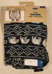 Old Navy Men's SMALL Boxer Shorts BEARS Boxers Underwear NAVY BLUE GRAY #31824