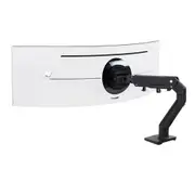 Ergotron 45-647-224 HX Desk Monitor Arm with HD Pivot Matte Black [45-647-224]