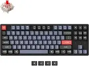 Keychron K8 Pro QMK/VIA Wireless Mechanical Keyboard, Hot-Swappable Aluminum Frame TKL Custom Programmable Keyboard with RGB Backlit, Gateron G Pro Red Switch