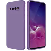 MCC For Samsung Galaxy S10+ Plus Soft Liquid Silicone Shockproof Case Cover G975 [Dark Purple]