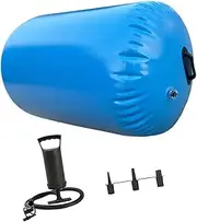 APLVFFZH Inflatable Tumbling Barrel for Gymnastics Training with Air Pump