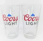 Coors Light Pint Glass - 2021 Edition - Set of 2