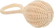 MOLUCKFU Hand Shaker Hand Bell Rattan Soothing Hand Bell Hand Hand Shaker