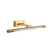 Brilliant 50cm Brass Tri Colour LED Adjustable Carlo Picture And Vanity Light