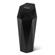 Mini Car Trash Can Portable Garbage Bin Bucket Organizer For Auto Interior Black