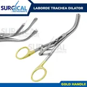 Laborde Trachea Dilator Forceps TC Surgical Gynecology Gold Handle German Grade