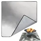 BBQ Fire Resistant Mat Grill Splatter Rug Fireproof Heat Floor Protection Carpet