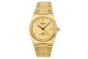Tissot PRX Powermatic 80 Gold Tone Stainless Steel Champagne Dial Automatic T137.207.33.021.00 100M Unisex Watch