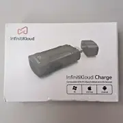 InfinitiKloud Charge USB Drive Compatible with Pc Mac Android IOS + 64GB SD Card
