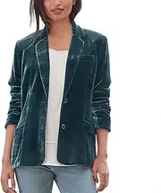 [Generic] Women'S Golden Velvet Solid Color Casual Top Jacket,Women'S Suits & Blazers Plus Size,Flip Collar With Pocket,Lightweight Jackets Size 16,Coats Oversized