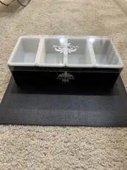 4 Pint Villa One Bar & Home Garnish Center Condiment Caddy