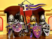 Playmobil Knights Byzantines Crusades Custom Made-Four Byzantine Varangian Guard