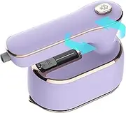 Mini Steam Fon - Travel Size Press, Foldable Heating Tool | Portable Dry Ironing Machine Dryer for Clothes, 1000W Fast Heat Appliance for Business Travel, Steam