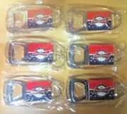Budweiser Stars & Stripes Bottle Opener Key Ring - New & Free shipping Set of 6