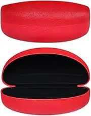 [YOKONICO] Premium Hard Sunglasses Case - PU Leather Large Glasses Case for Sunglasses and Eyeglasses - Includes Cleaning Cloth and Pouch - Stylish and Durable Eyewear Protection - Women's & Men's Case