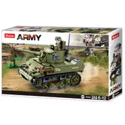 WW2 M5 Light Tank 344 Pieces (SLUB0856)