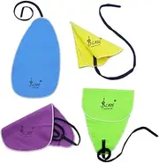 Vaguelly Sax Flute Cleaning Set 4pcs Wind Instrument Tube Wiping Cloth Absorbent Material