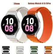For Samsung Watch 5/4 44 40mm 5 Pro 45mm 4 Classic Nylon Alpine Loop Strap Band
