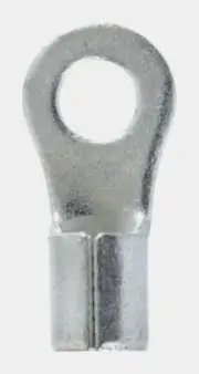 Jandorf Terminal RING 5pk 12-10 Ga. No. 8 Stud Size SILVER Uninsulated 60833 NEW