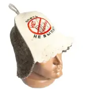 Russian Felt Hat Russian SAUNA Wool Felted Cap Banya russian sauna hat wool