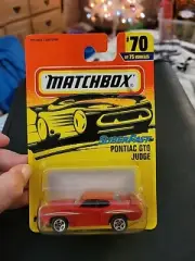 MATCHBOX SUPERFAST #70 RED PONTIAC GTO JUDGE NEW B2