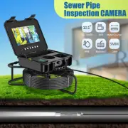 10.1" IPS DVR 16G Meter Counter Sewer Drain Pipe Inspection Camera Endoscope