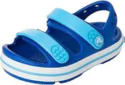 [Crocs] Crocband Cruiser Sandal T, Blue Bolt/Venetian Blue, 6 UK Child, Blue Bolt Venetian Blue, 6 US