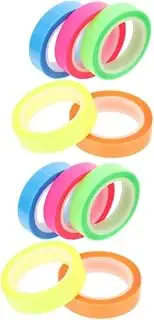FUNOMOCYA 2sets Book Tabs for Annotating Books Aesthetic Filing Products Note Paper Highlight Tapes 5rolls*2
